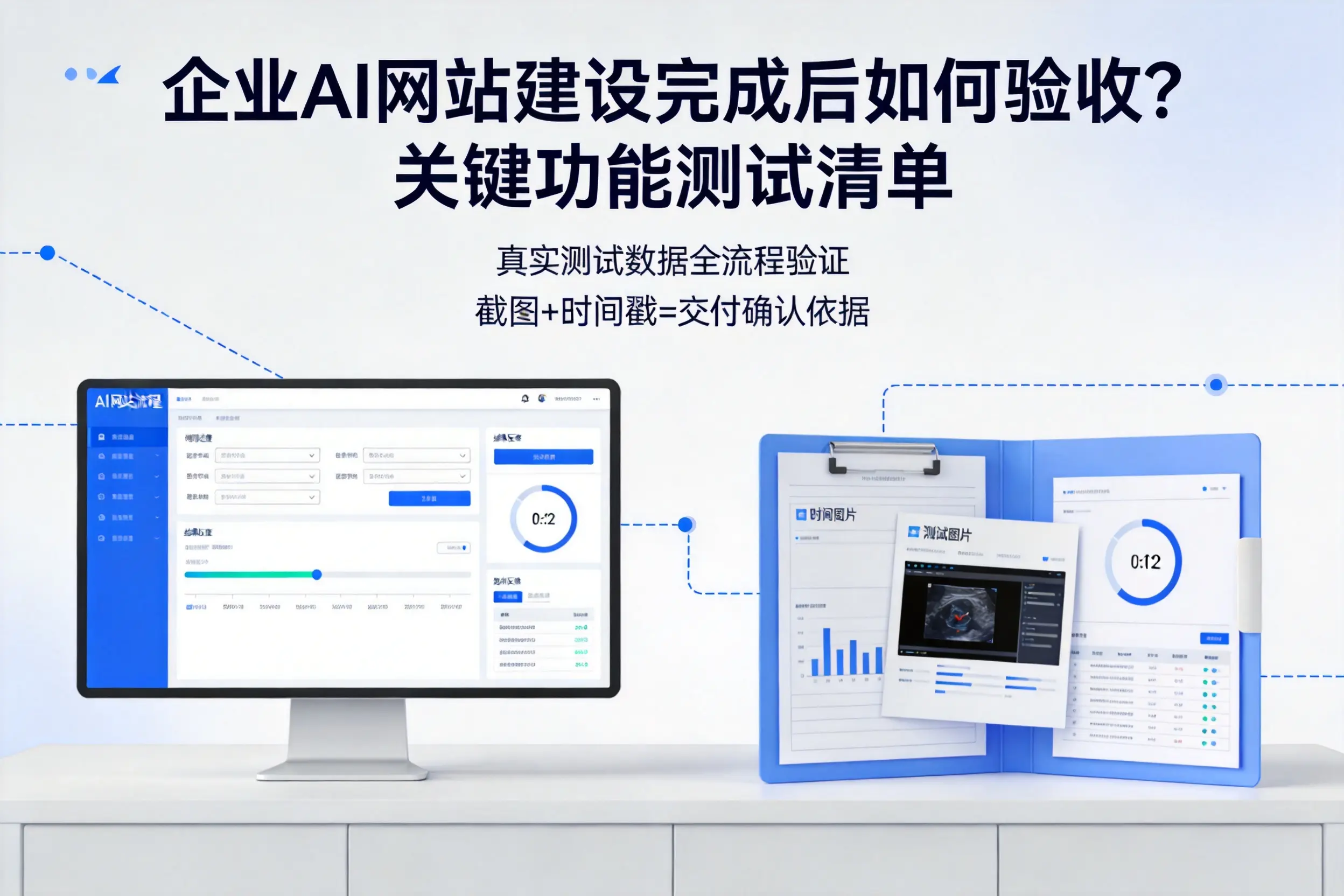 南通企业AI网站建设完成后如何验收?关键功能测试清单