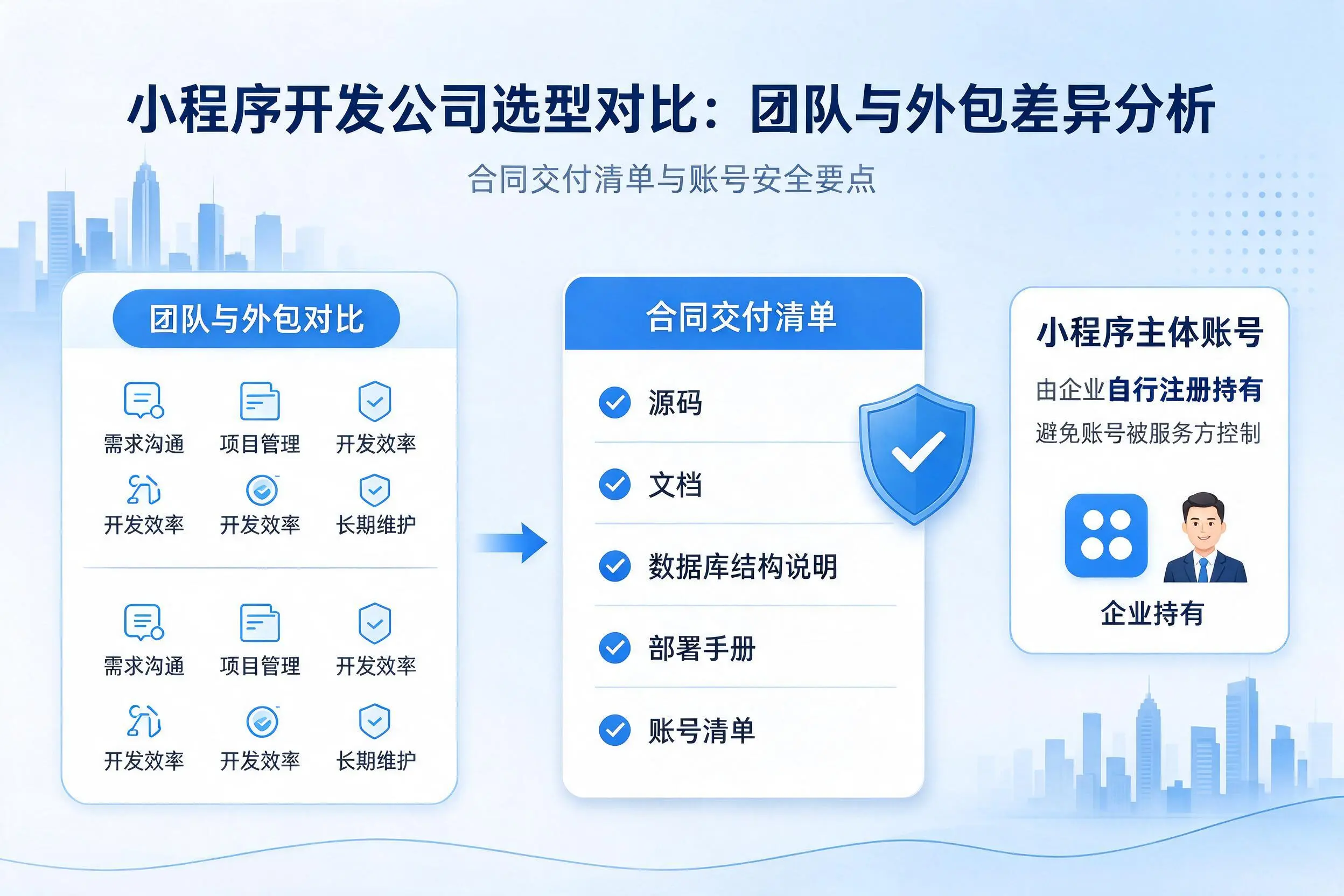 南通小程序开发公司选型对比:团队与外包差异分析