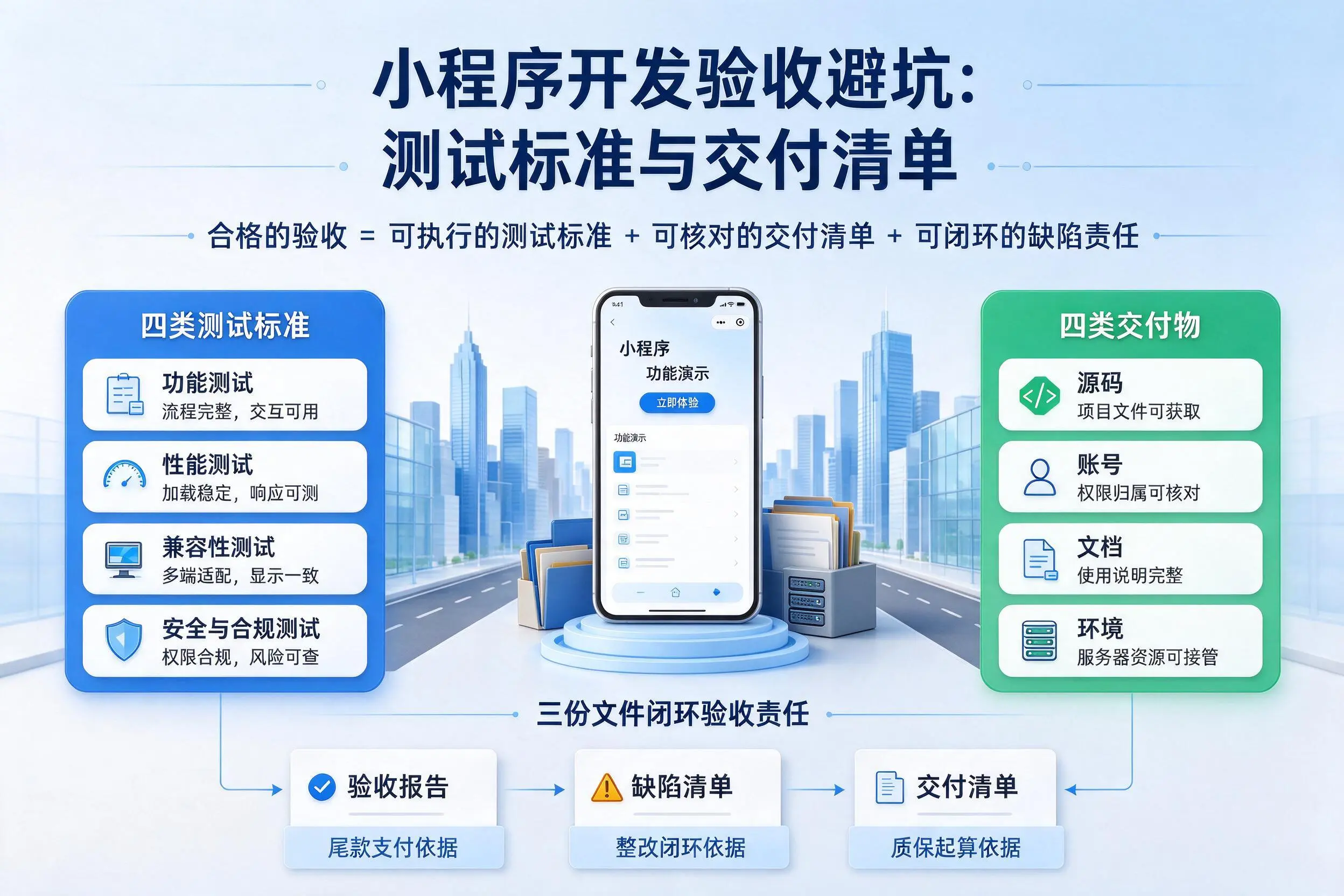 南通小程序开发验收避坑：测试标准与交付清单