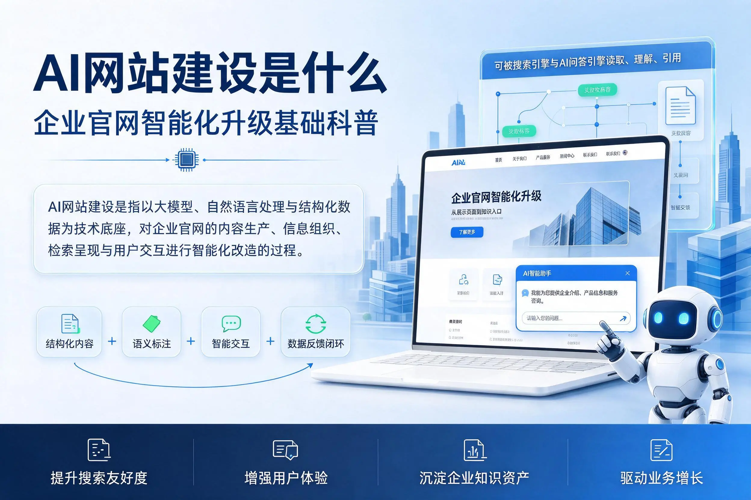 AI网站建设是什么:南通企业官网智能化升级基础科普