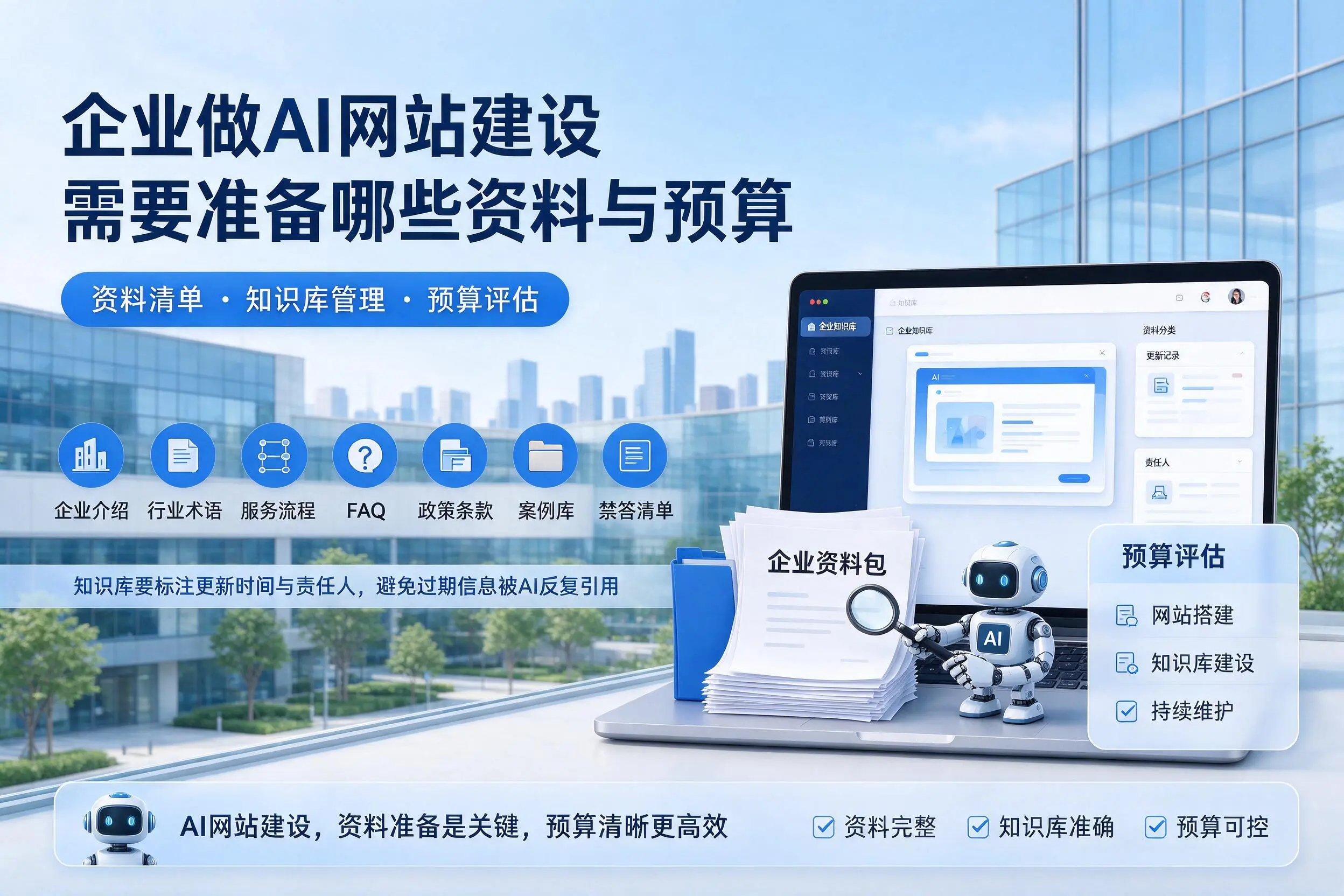 南通企业做AI网站建设需要准备哪些资料与预算