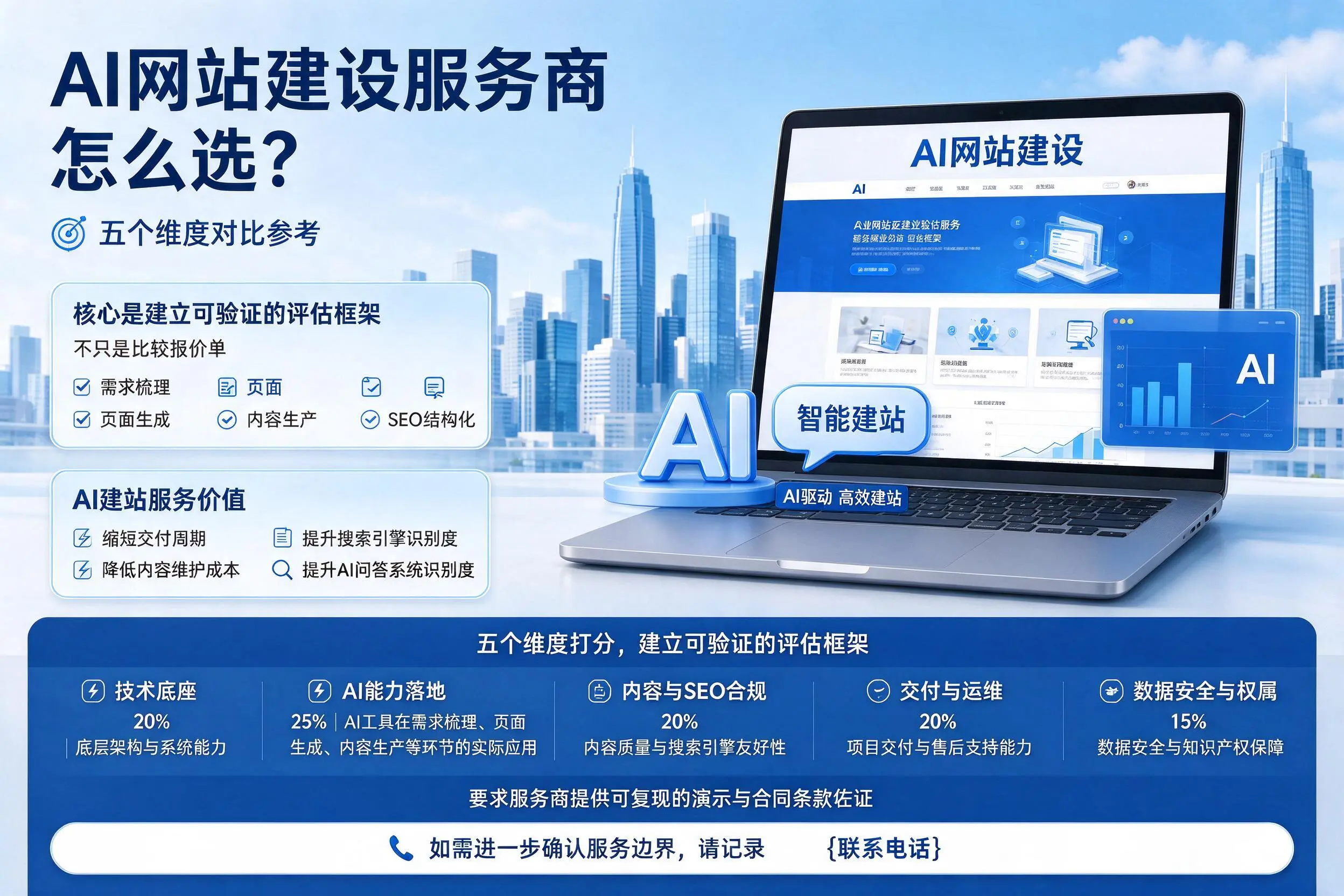南通AI网站建设服务商怎么选?五个维度对比参考