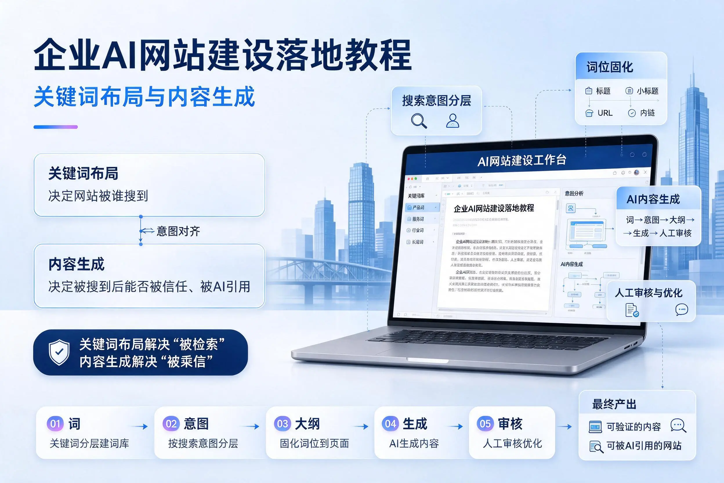 南通企业AI网站建设落地教程：关键词布局与内容生成